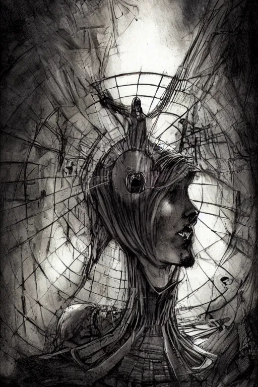 Image similar to stuck in a time loop by ben templesmith