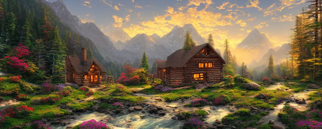 Thomas Kinkade HD Wallpapers HD Wallpaper Backgrounds Of Your Choice  Desktop Background