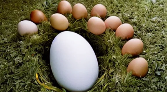 Prompt: Rudy Giuliani in an eggshell photographed by Anne Geddes