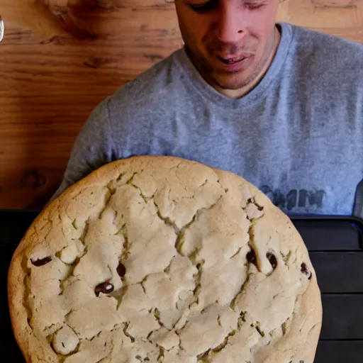 Prompt: giant cookie