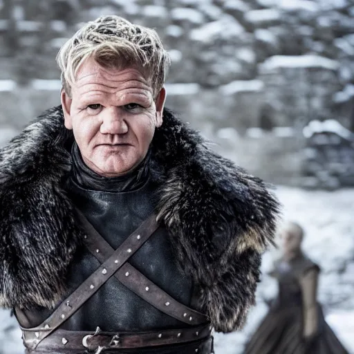 Prompt: Gordon Ramsay in Game of Thrones - W 960