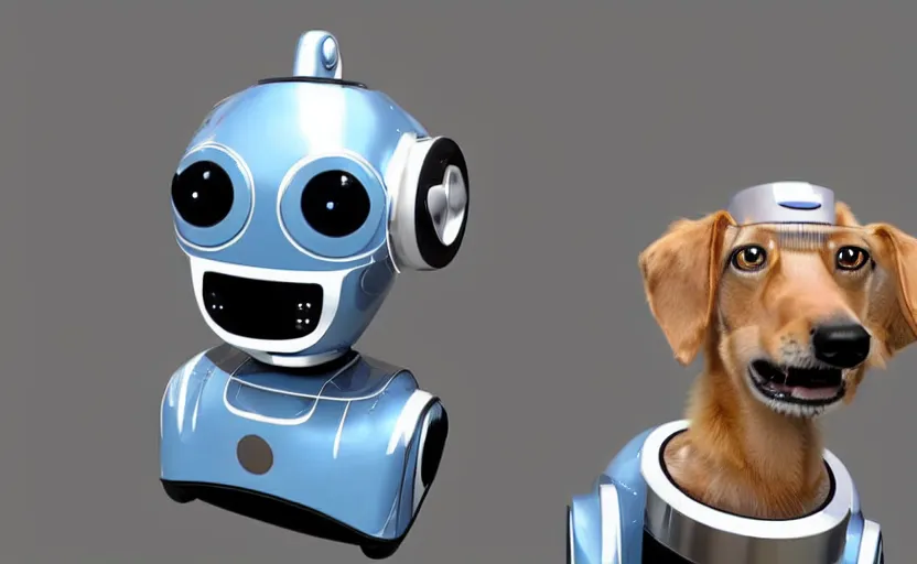 Image similar to a robot dog