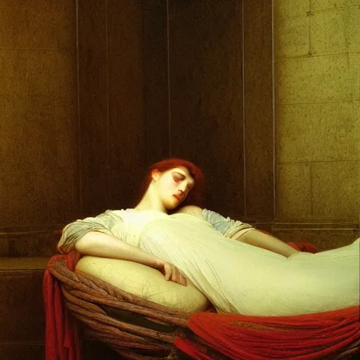 Image similar to the beauty of tranquillity by jules joseph lefebvre