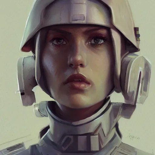 Image similar to portrait of a woman by greg rutkowski, syal antilles, blonde hair, star wars expanded universe, she is about 2 0 years old, wearing starfighter pilot uniform of the galactic alliance, digital painting, artstation, concept art, smooth, sharp foccus ilustration, artstation hq