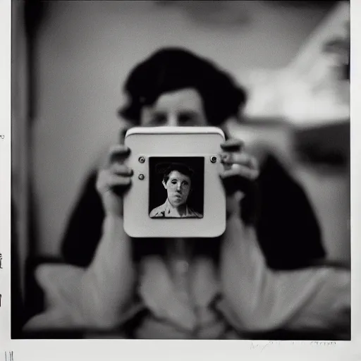 Image similar to the self portrait, by vivian maier,