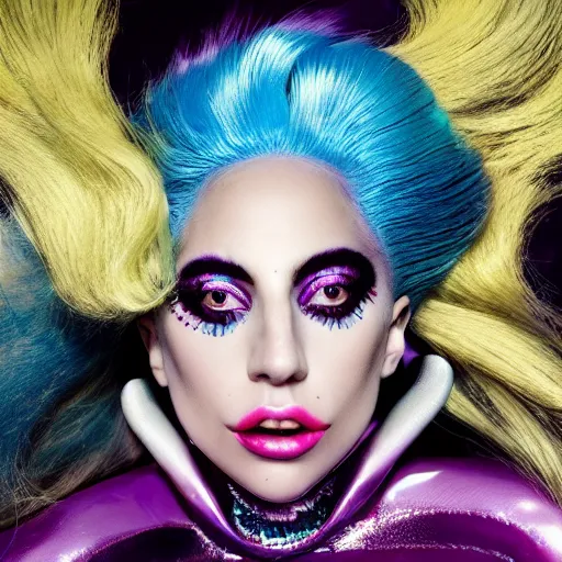 Image similar to lady gaga artpop act 2 album cover shot by nick knight, showstudio, full body, artpop, jeff koons, number 1 on billboard album charts, canon, highly realistic. high resolution. highly detailed. dramatic. 8 k. 4 k.