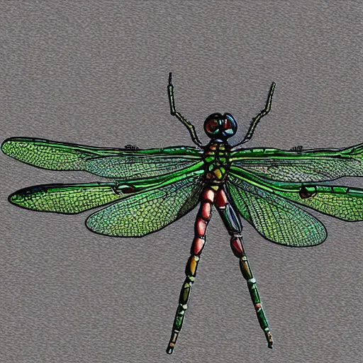 Image similar to a dragonfly on a pioneer DJM by kentaro miura, rave, psycodelic, HD, trending on art station