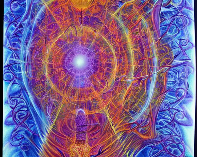 Prompt: x ray, art airbrush painting by alex grey