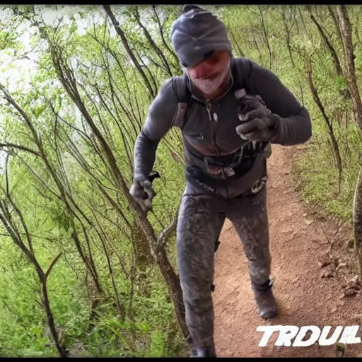 Prompt: antoni razzi trail cam footage