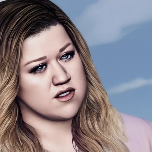 Image similar to young Kelly Clarkson's Breakaway album cover in GTA V, 4k