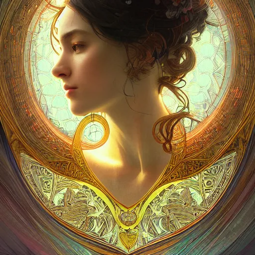 Image similar to The heart beat of the universe, intricate, highly detailed, digital painting, artstation, concept art, sharp focus, cinematic lighting, illustration, art by artgerm and greg rutkowski, alphonse mucha, cgsociety