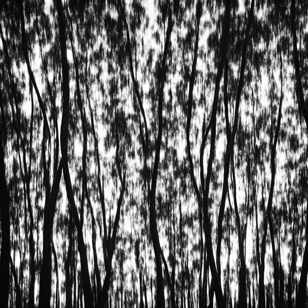 Image similar to long exposure photograph of eucalyptus trees, strong wind, back light, dslr, photographed by trent parke