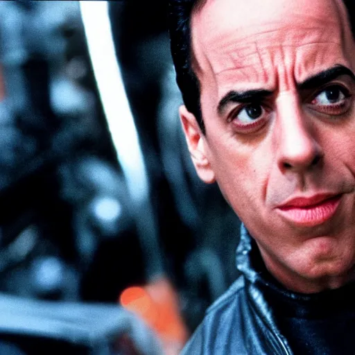 Prompt: jerry seinfeld as the terminator