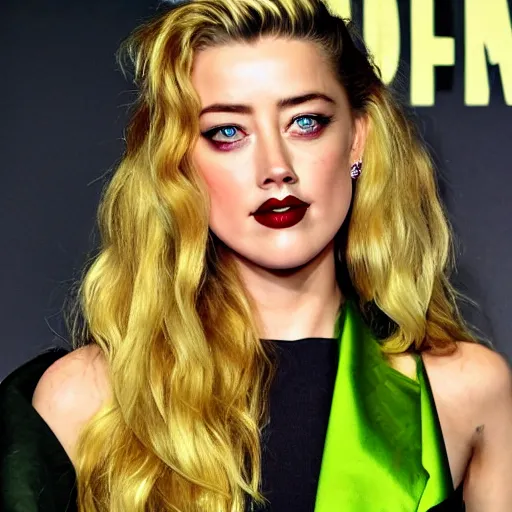 Image similar to amber heard as Joker