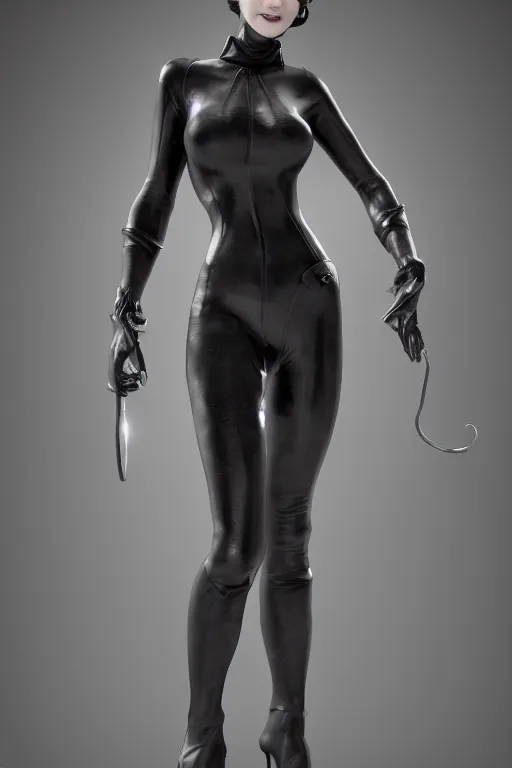 Prompt: 3d render of Catwoman, bust, photorealistic, concept art, finalRender, octane, Unreal Engine