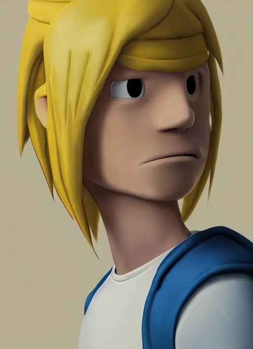 Prompt: adventure time finn the human, realistic, photorealistic, cgi, 3 d render, highly detailed