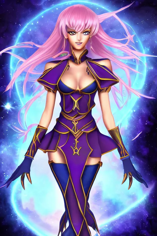 Image similar to beautiful dark magician girl, full body, mystical, ultra detailed, 4k