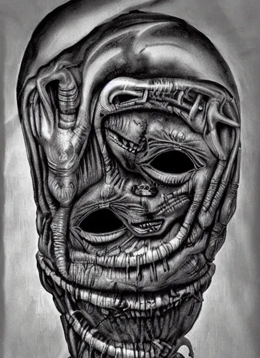 Prompt: surgeons of the dammed monsters n style h. r giger alien look, realistic