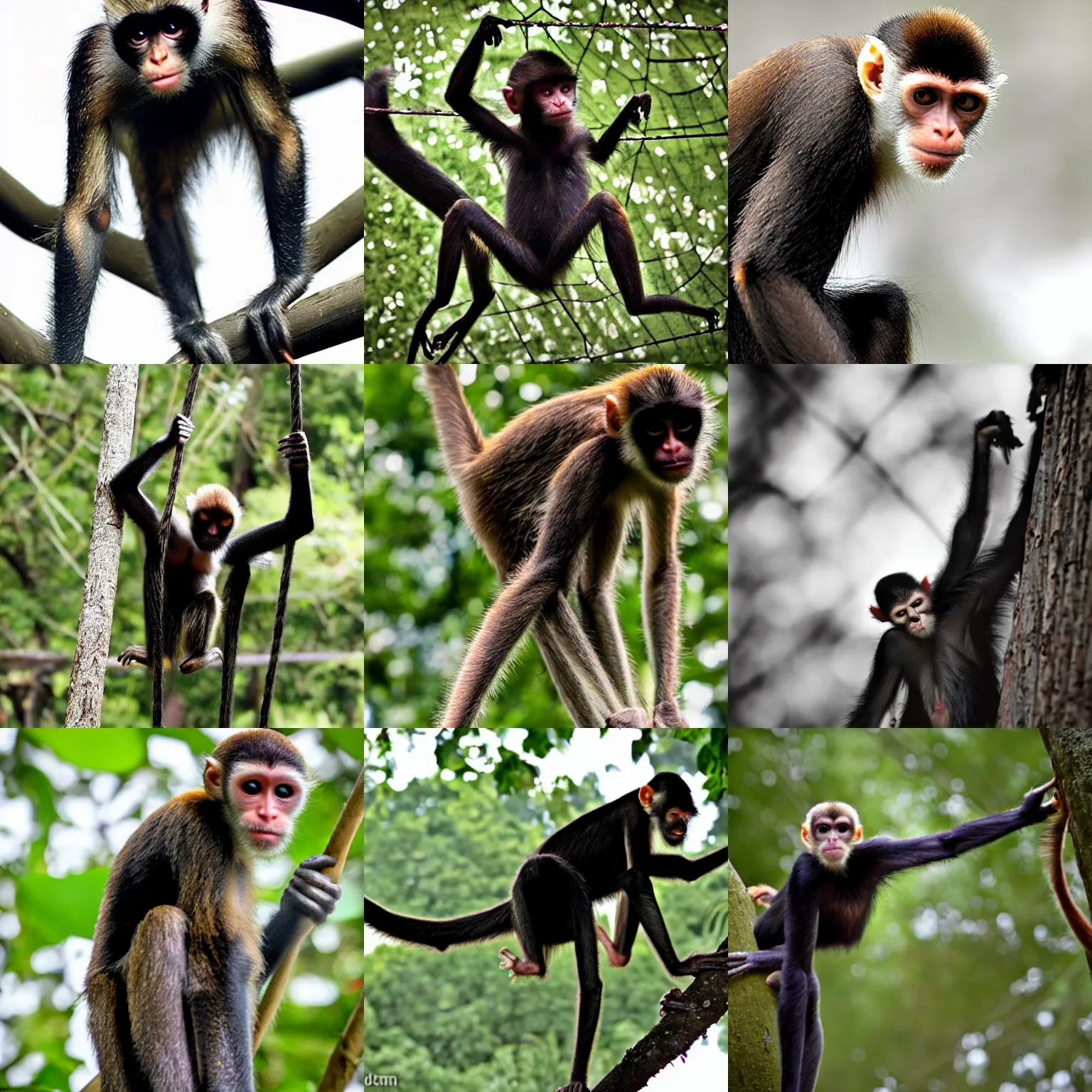 Prompt: spider monkey