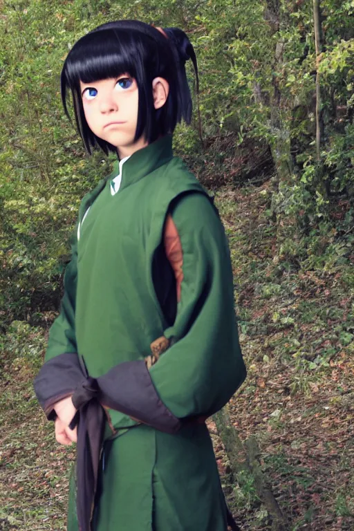 Image similar to photo of real life Toph from Avatar