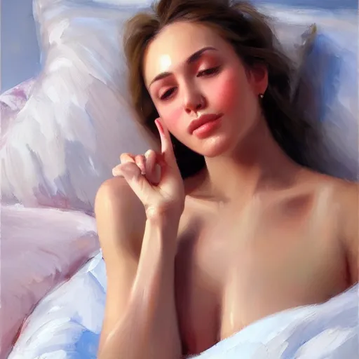 Image similar to super close - up of a woman's fingers, relaxed pose, morning, highly detailed, ultrarealistic oil painting, vladimir volegov, artstation
