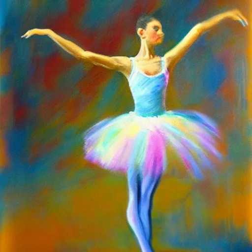 Image similar to ballet dancer impressionistic