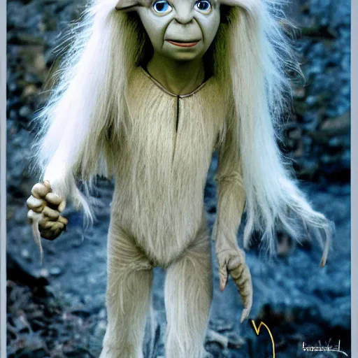 Image similar to gelfling from the dark crystal