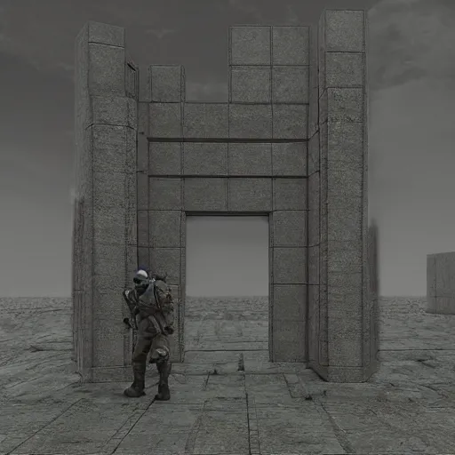 Image similar to stalker monolith