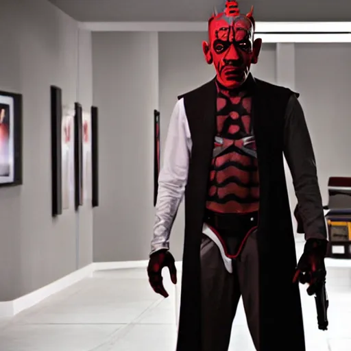 Prompt: gus fring as darth maul