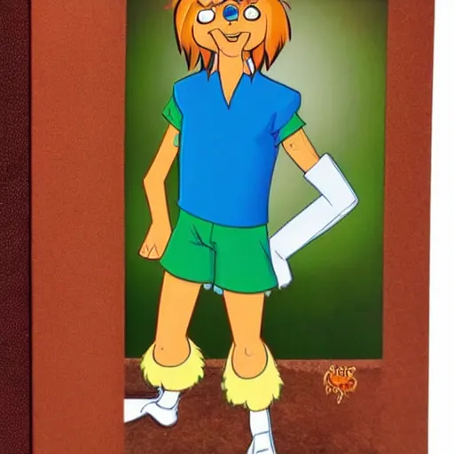 Image similar to a hyper realistic award winning yearbook photo of shaggy from scooby - doo