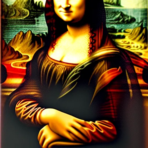 Prompt: the mona lisa n-4