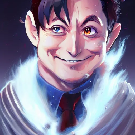 Prompt: anime portrait of elon musk the hobbit as an anime troll by Stanley Artgerm Lau, WLOP, Rossdraws, James Jean, Andrei Riabovitchev, Marc Simonetti, and Sakimichan, trending on artstation