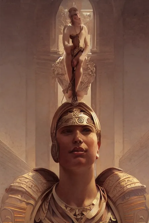 Prompt: ancient rome man, realistic portrait full body, symmetrical, highly detailed, digital painting, artstation, concept art, smooth, sharp focus, illustration, cinematic lighting, art by artgerm and greg rutkowski and alphonse mucha