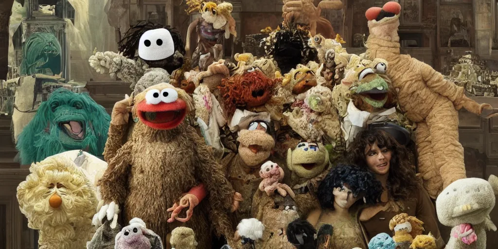 stuffed animal and muppet kaiju apocalypse in the | Stable Diffusion |  OpenArt