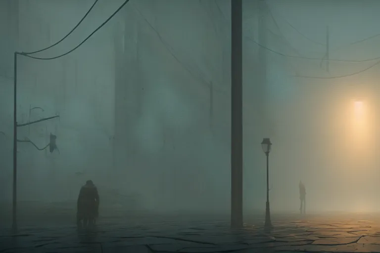 Image similar to the silent hill in idealistic pixar style, volumetric lighting, epic composition, hyper detailed, ultra realistic, sharp focus, octane render, volumetric, ray tracing, artstation trending, inspired by tasteless tv shows, sense of awe, 4 k