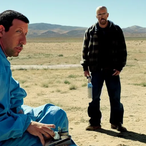 Prompt: Adam Sandler in Breaking Bad