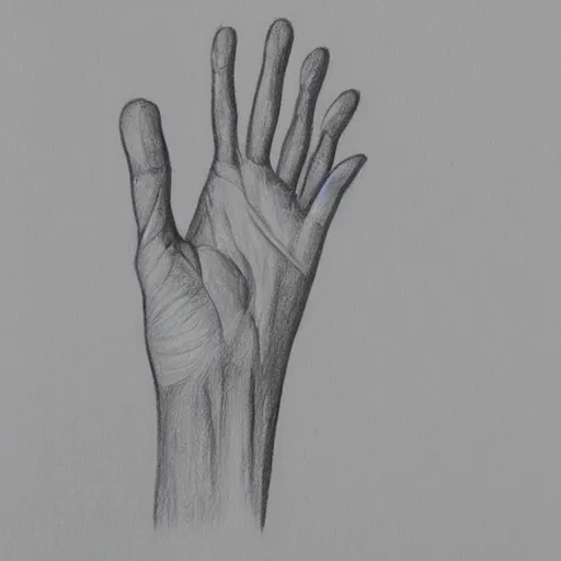 Prompt: “ pencil drawing of a hand holding a plant, favicon ”