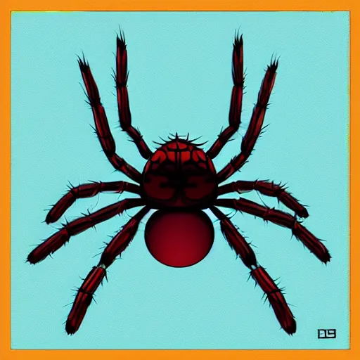 Image similar to a really attractive spider, digital art
