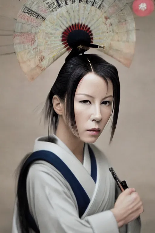 Image similar to Photo of Native Japan woman Kate Beckinsale, portrait, skilled geisha of the Japanese, realistic, detailed, Kate Beckinsale, photorealistick, Sony A7R