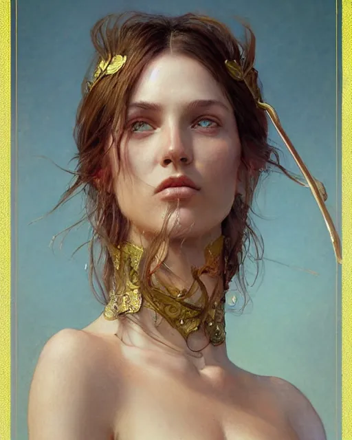 Image similar to betula pendula, beauty portrait, fantasy digital art by moebius, greg rutkowski, denis sarazhin, mucha, highly detailed, artstation