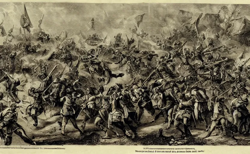 Prompt: italian brigands ambushed by papal state troops