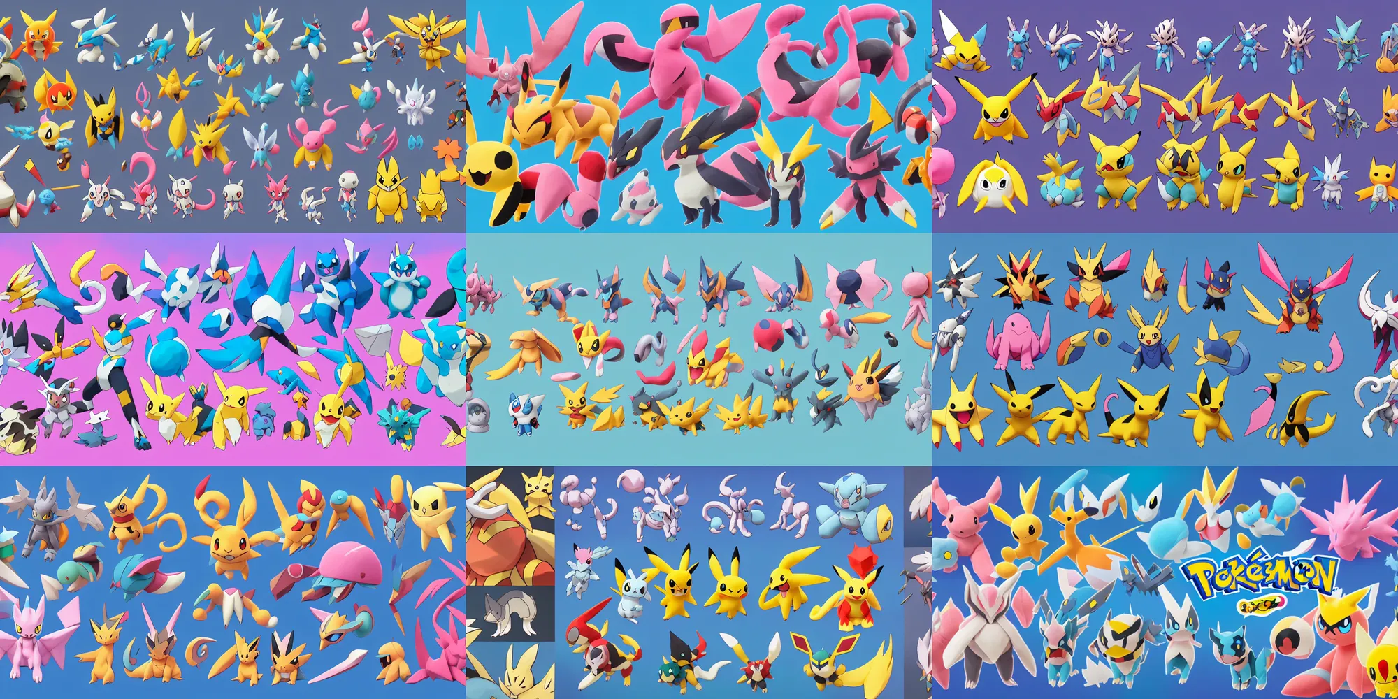 the pokemon gumshoos, digital art, Stable Diffusion