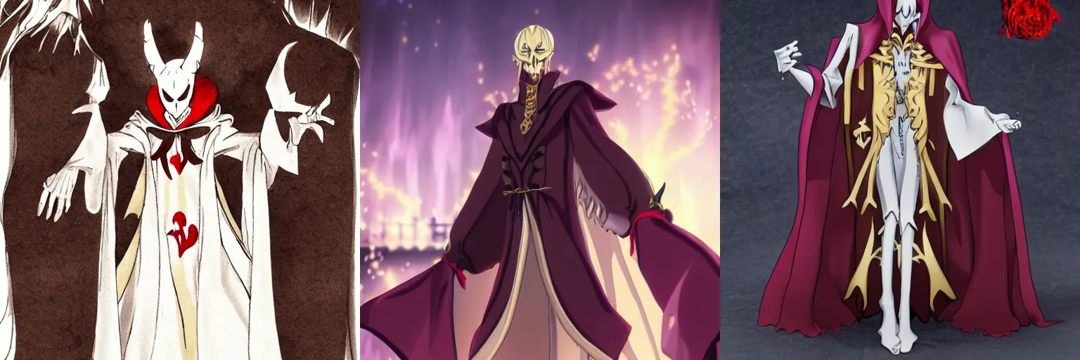 Prompt: Ainz Ooal Gown