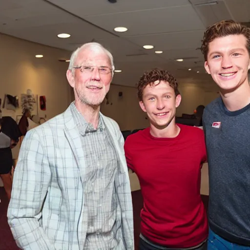 Image similar to Tom Holland at Chapman University