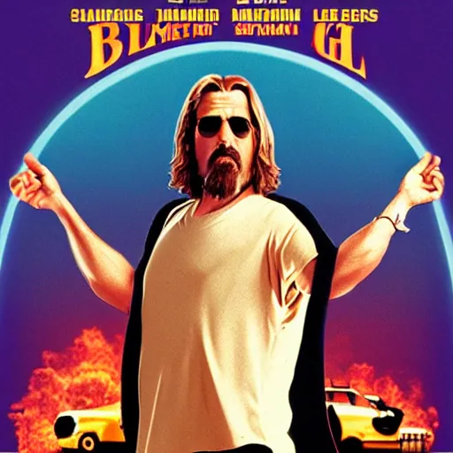 Image similar to the big lebowski, movie poster