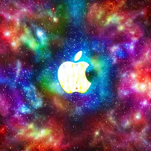 Image similar to galaxy apple