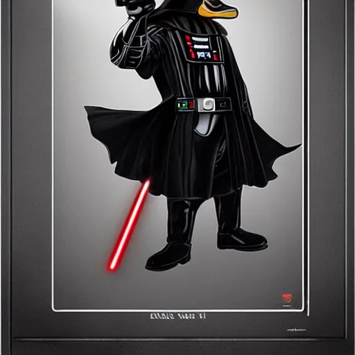 Prompt: duck darth vader