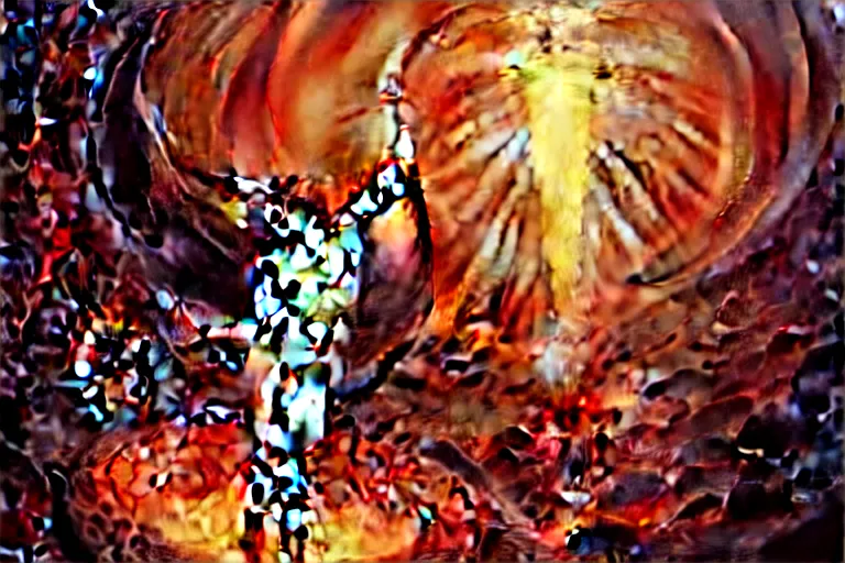 Image similar to eternal goddess bathing in deepest fiery underworld depths of hell by greg rutkowski, gustave dore, alphone mucha, visionary deep aesthetics art