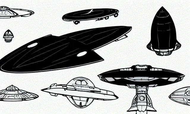 Image similar to spaceship sketches