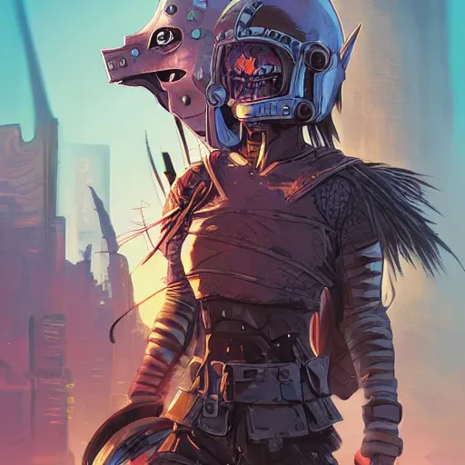 Image similar to cyberpunk viking helmet mask warrior goddess robot ninja fantasy, art gta 5 cover, official fanart behance hd artstation by jesper ejsing, by rhads, makoto shinkai and lois van baarle, ilya kuvshinov, ossdraws